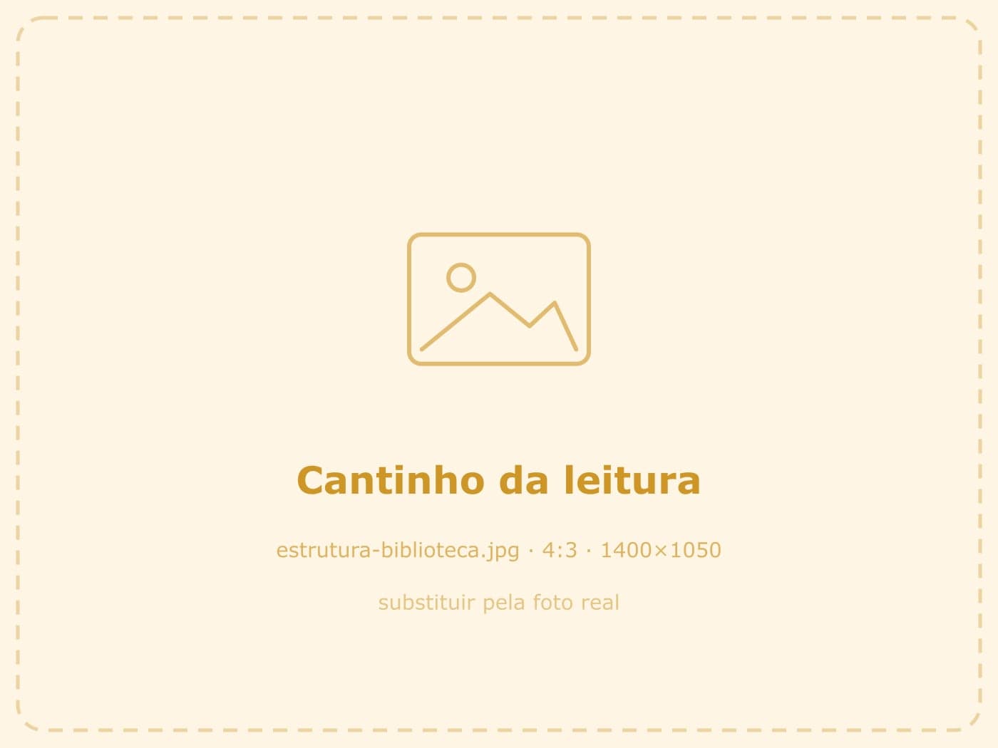 Cantinho da leitura